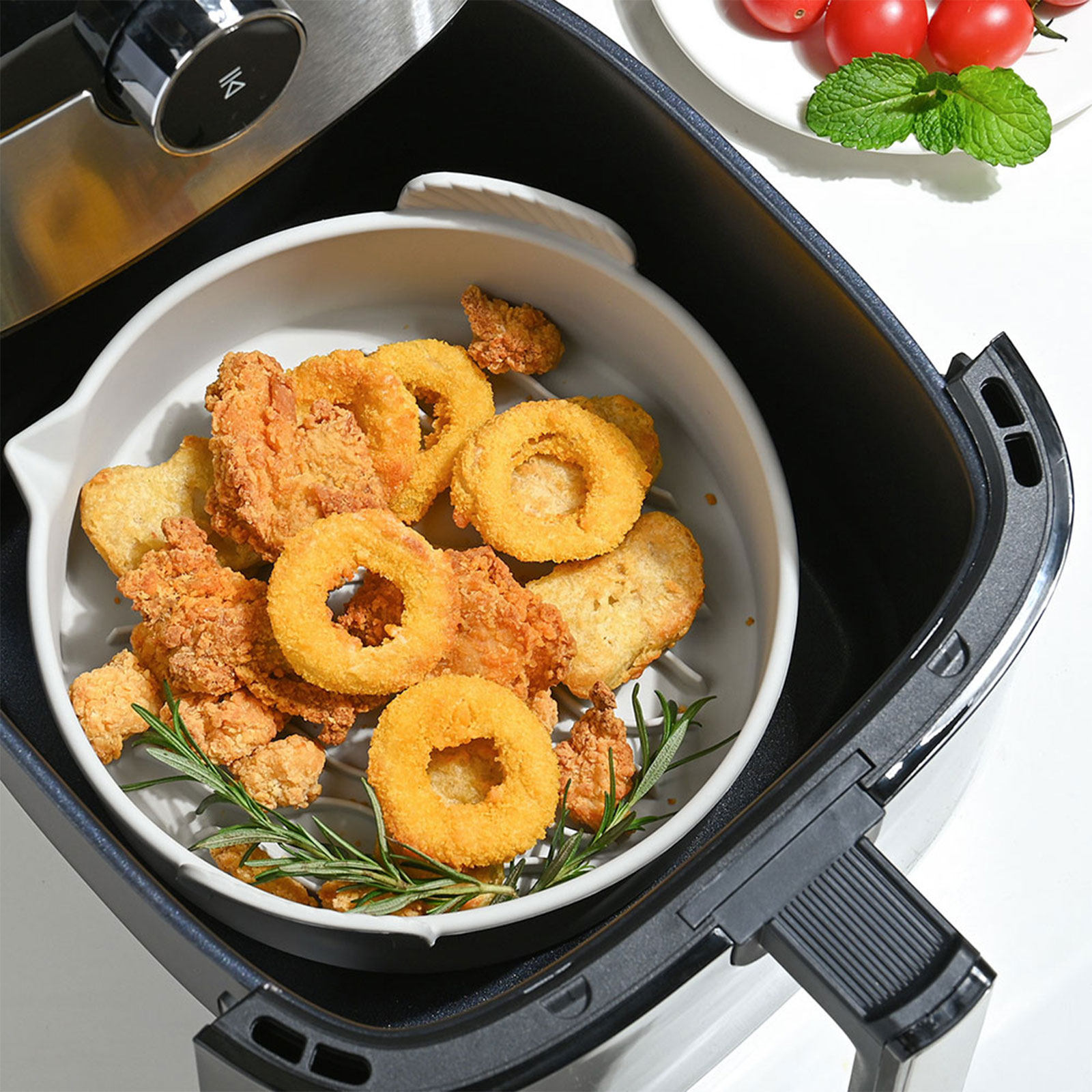 Air Fryer - 에어프라이어용 실리콘 라이너, 가정용 논스틱 베이킹