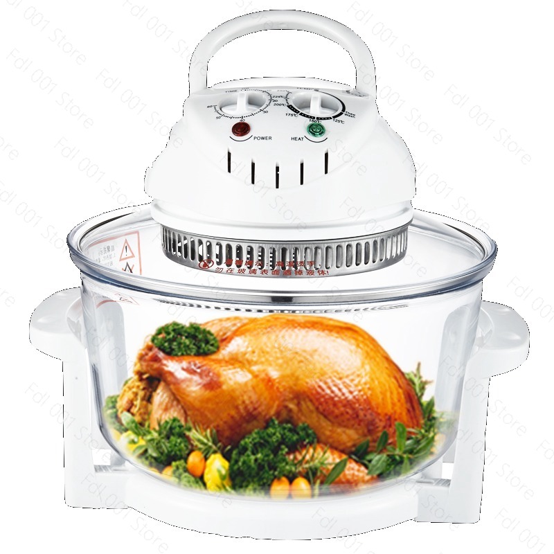 Air Fryer - 유리 에어프라이어 광파로 대용량 가정용 시각화