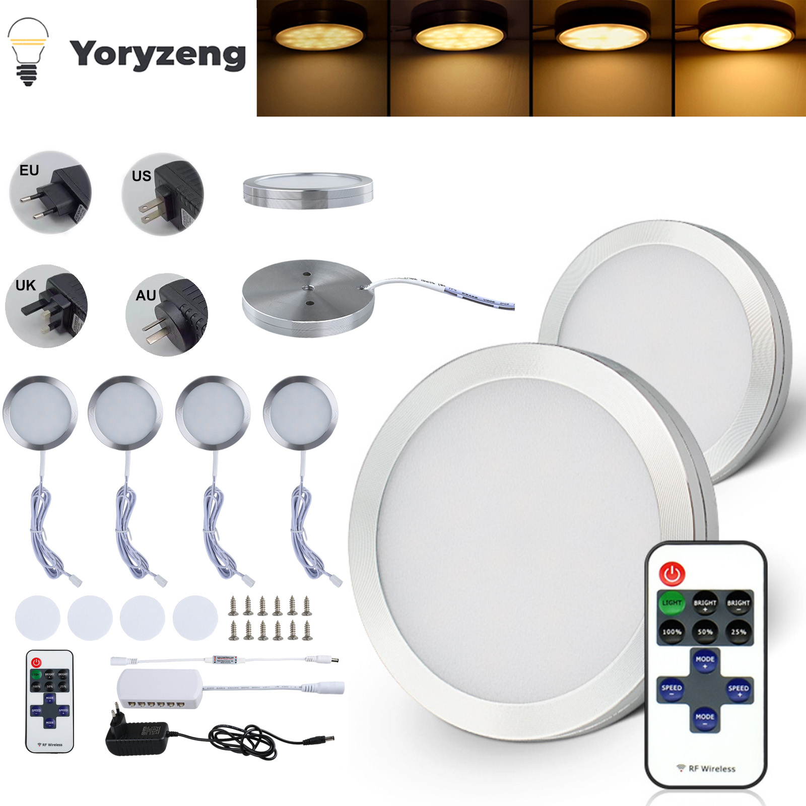 Kitchen Appliances Cabinet - 캐비닛 아래 LED 야간 조명 디스플레이