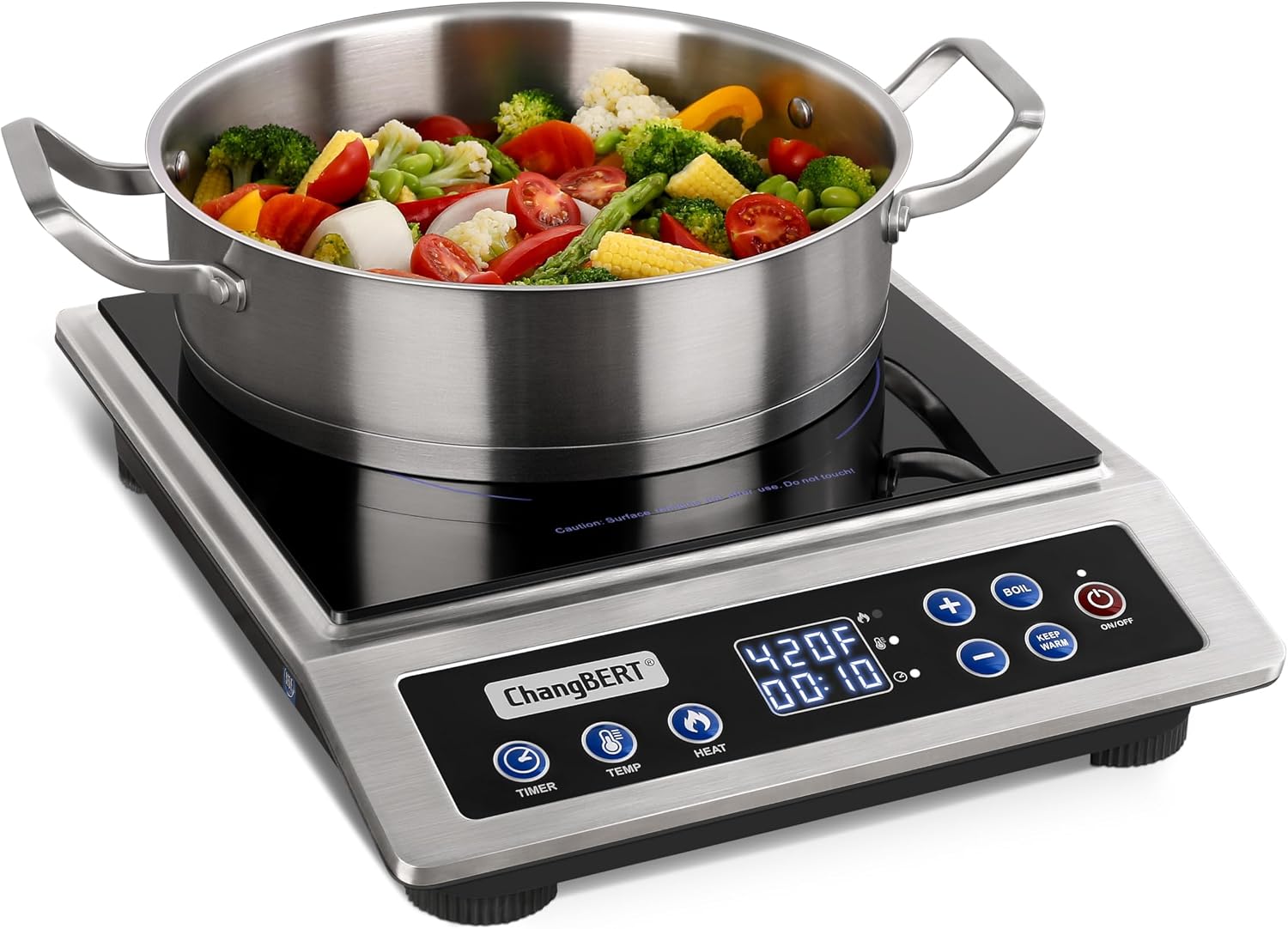 Induction Cooktop Portable - 휴대용 인덕션 쿠커 강화 버전, 원클릭