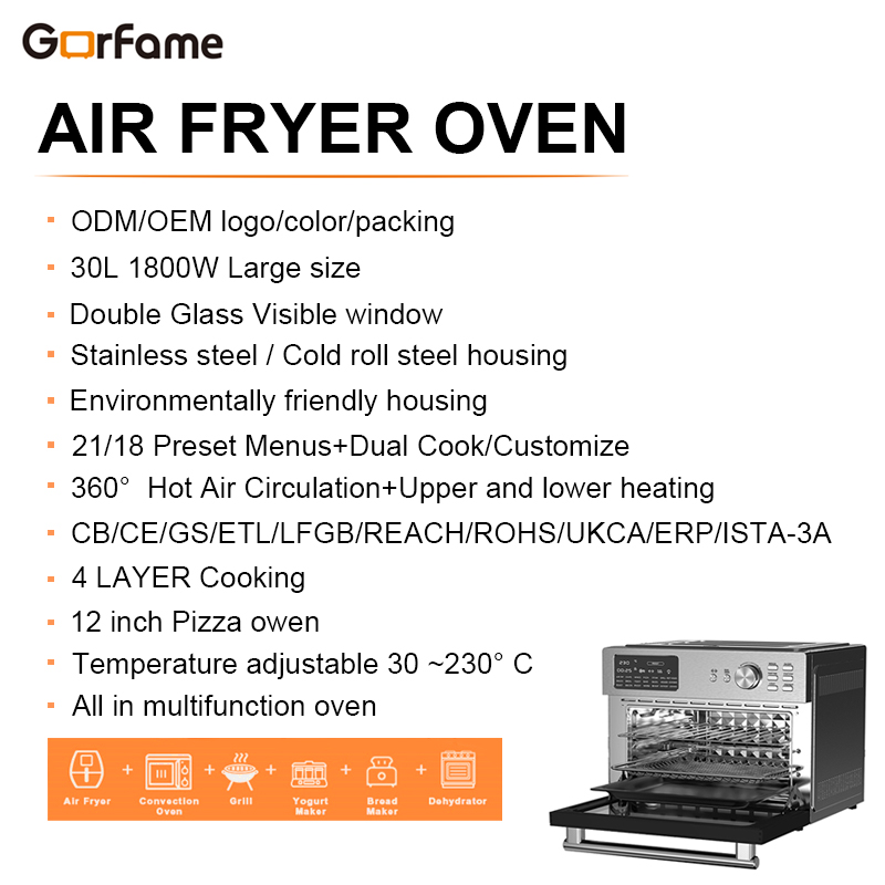 초대형 30L 용량의 에어프라이어 오븐, 1800와트, - Air Fryer 리뷰 및 가격