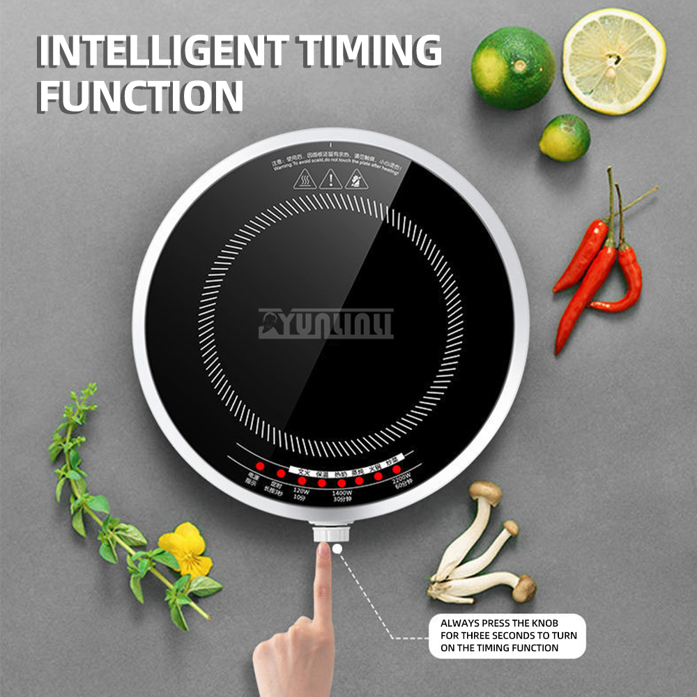 라운드 스마트 인덕션 쿠커 가정용 2200W 인덕션 쿡 - Induction Cooktop Portable 리뷰 및 가격