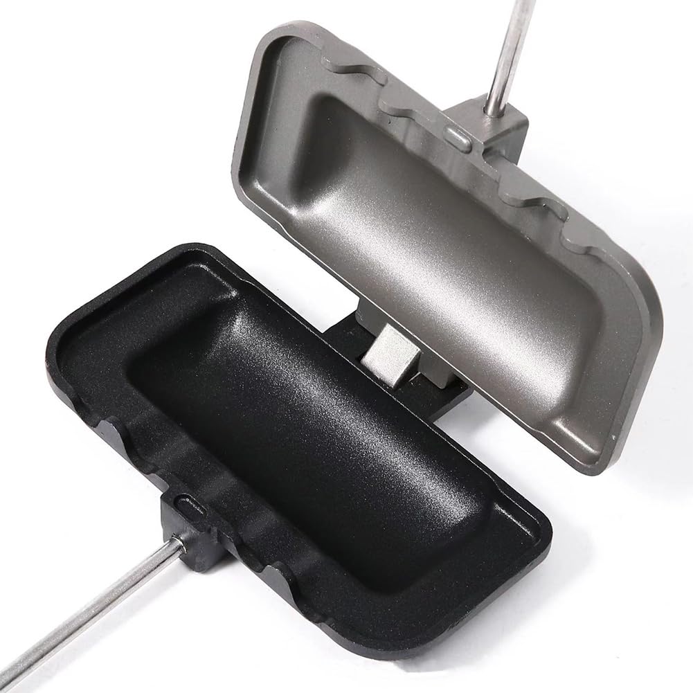 나무 손잡이가 있는 샌드위치 메이커, 휴대용 논스틱 샌 - Toaster 리뷰 및 가격