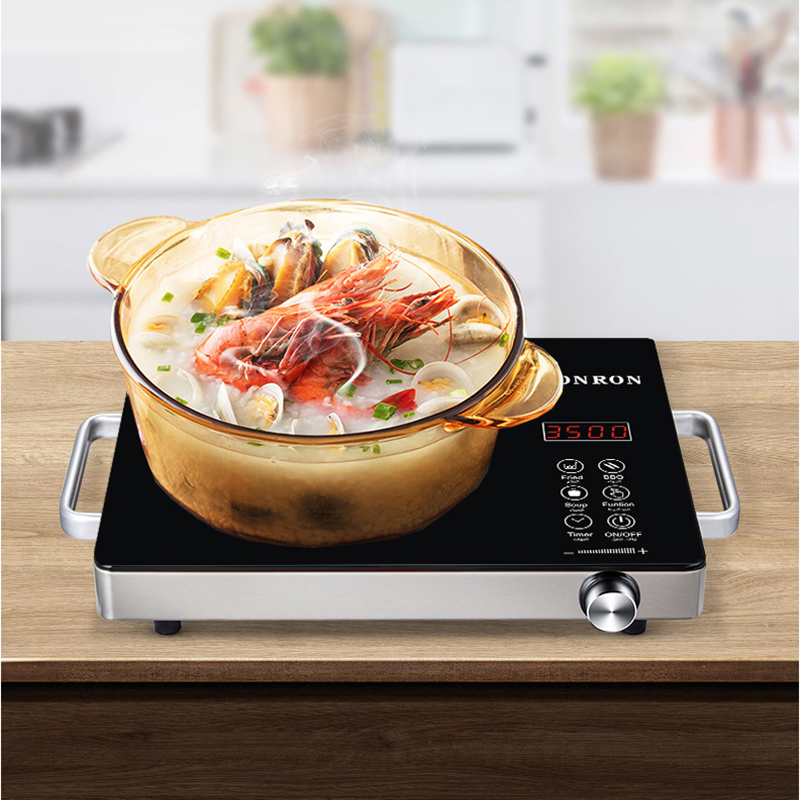 가정용 3500W 고출력 세라믹 쿠커, 블랙 미세결정  - Induction Cooktop Portable 리뷰 및 가격