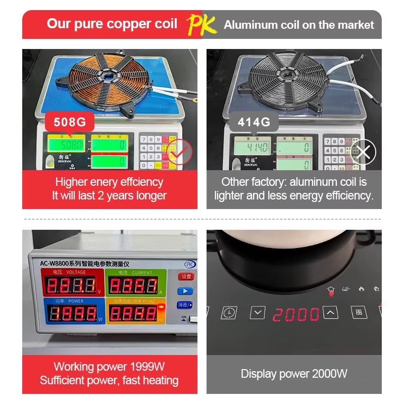 4400W 인덕션 쿠커 2구 터치 스토브 전기 빌트인  - Induction Cooker 리뷰 및 가격