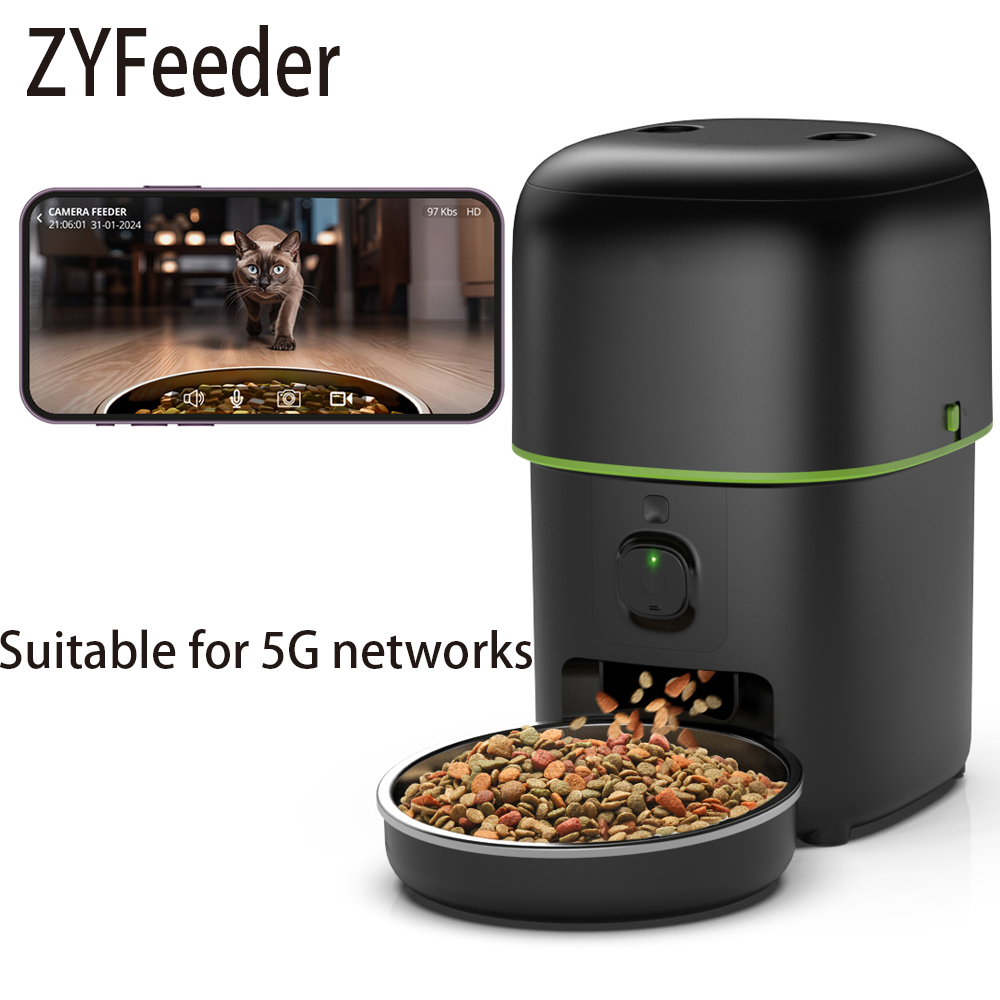 2L 5G 카메라 애완동물 급식기 자동 고양이 스마트  - Kitchen Appliances Video 리뷰 및 가격