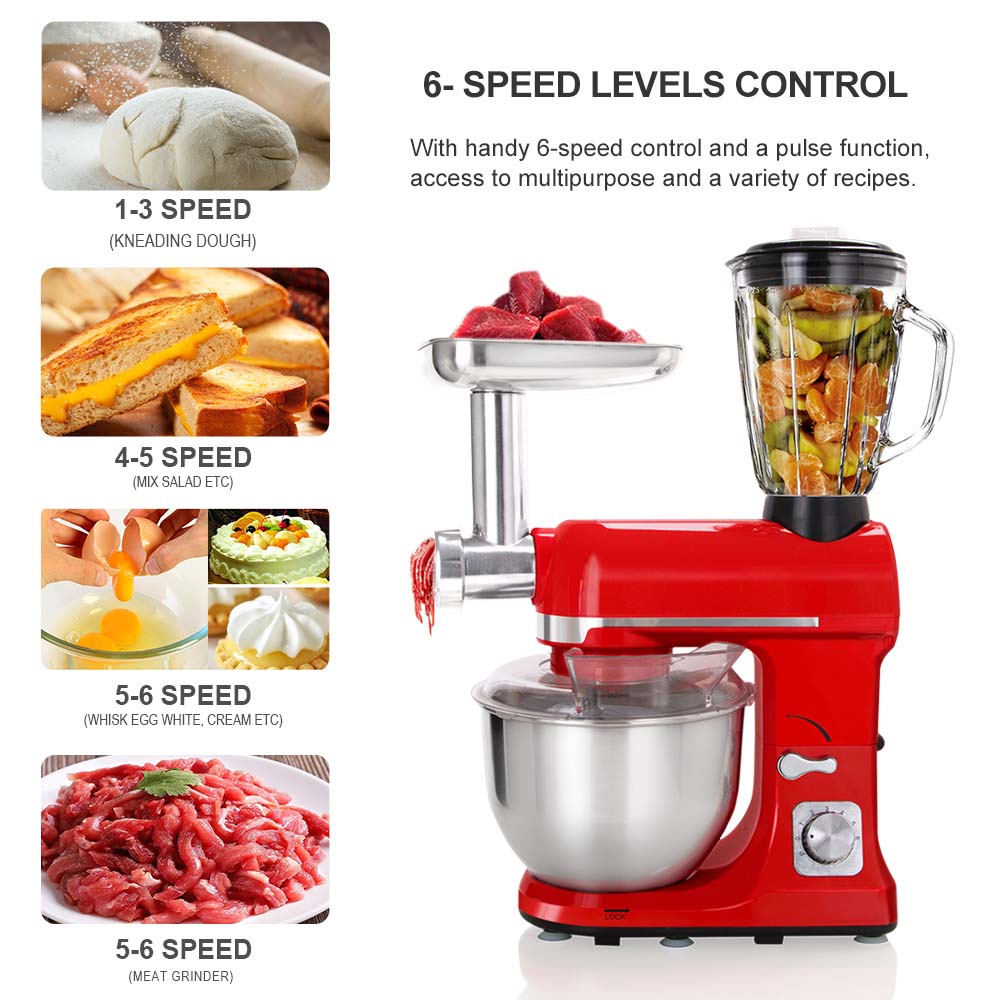 다기능 가정용 주방 5L 전기 푸드 블렌더 120v 6 - Blender 리뷰 및 가격