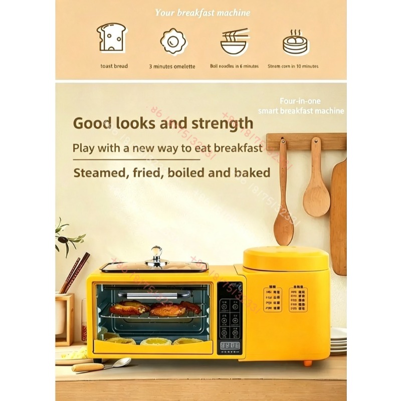 4-in-1 다기능 아침식사 기계 가정용 전기 오븐 토 - Toaster 리뷰 및 가격