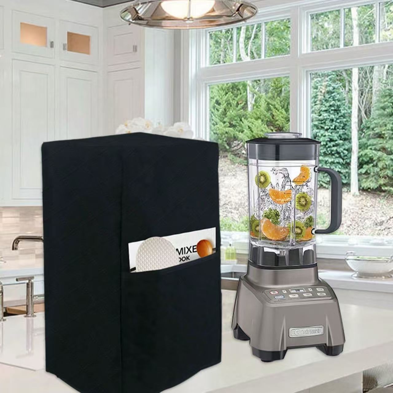 액세서리 포켓이 있는 주방 블렌더 커버-지문 방지, 청 - Stand Mixer 리뷰 및 가격
